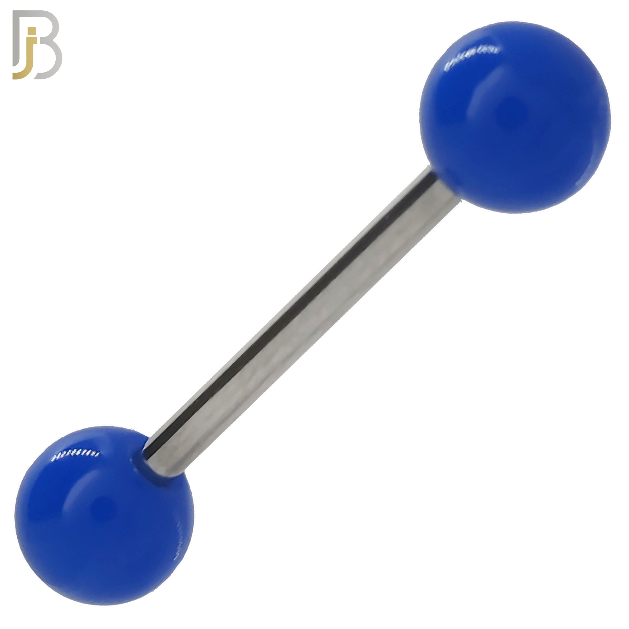 PK-BB03S - 316L Surgical Steel Barbell with Solid Color Acrylic Ball Screw External Threaded Pack of 120 image 4