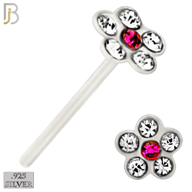 925-PK-NR08SS - .925 Sterling Silver Nose Stud "Bend it Yourself" Assorted Shape