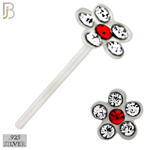 925-PK-NR08SS - .925 Sterling Silver Nose Stud "Bend it Yourself" Assorted Shape