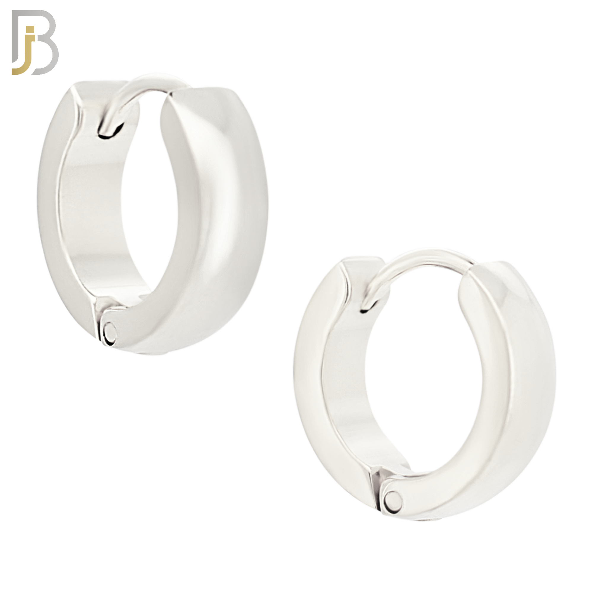 ES01S - 316L Stainless Steel Plain Curve Design Huggies image 4