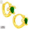 925-ES449 - 925 Sterling Silver Turtle Huggies Earring image 4