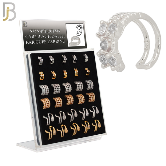 PK-FES04M - Brass Package Ear Cuff in Different Designs. Pack of 30 image 0