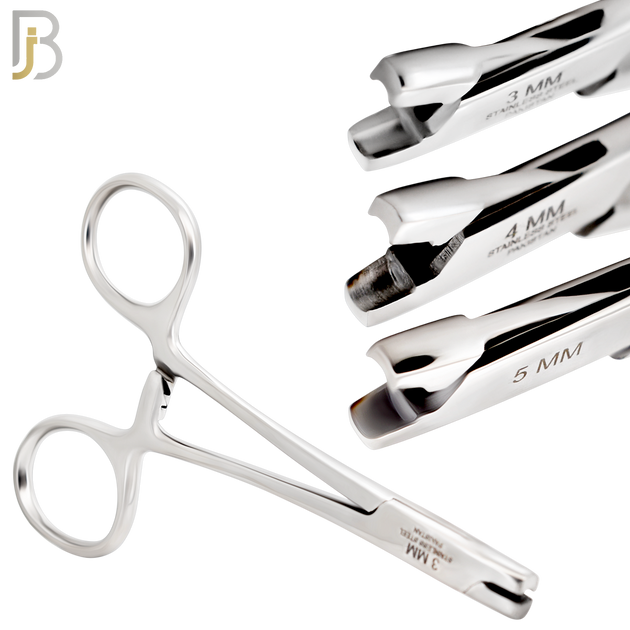 TS05 - Stainless Steel Micro Dermal Surface Anchor Locking Forceps 5" Long image 0