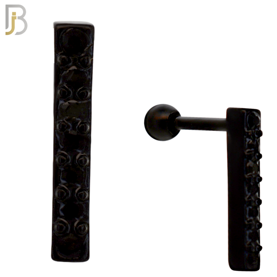 TB113 -  316L Stainless Steel Bar Tragus/Cartilage Barbell (PACK OF 6) image 5
