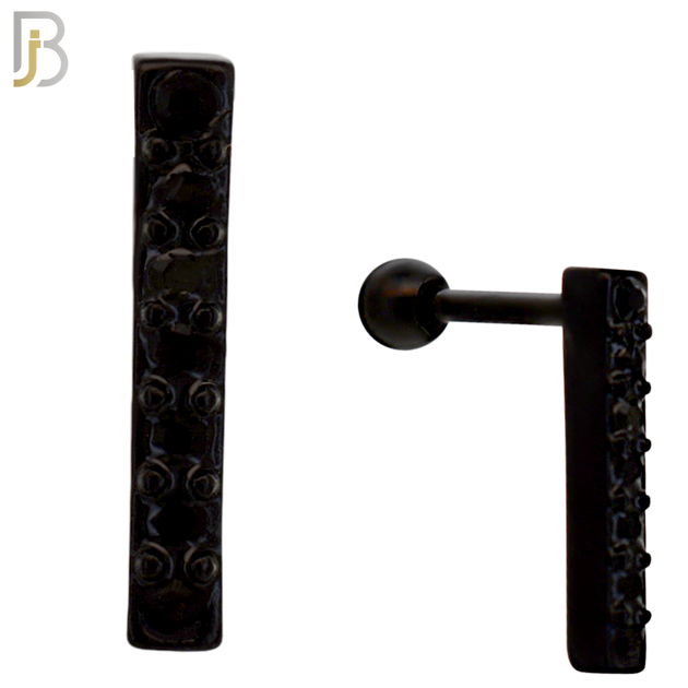 TB113 -  316L Stainless Steel Bar Tragus/Cartilage Barbell (PACK OF 6) image 5