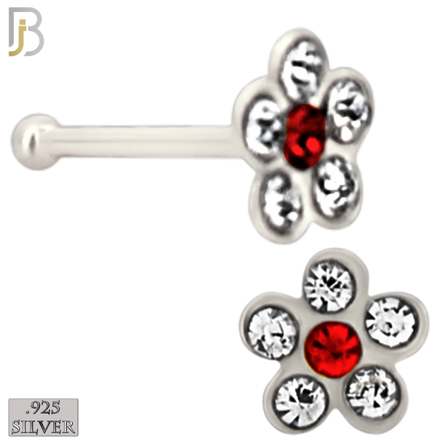 925-PK-NR08BS - 120 pcs, 925 Sterling Silver Nose Bones, 22g Thickness, Assorted Shapes Packages