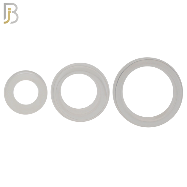 PA02C -  Clear  Tunnel Acrylic Double Flare Plug Sold as Pair