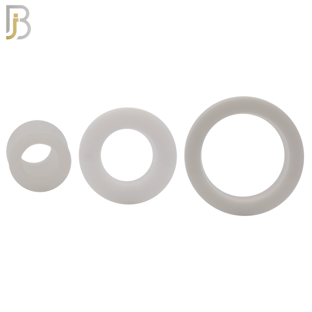 PA02W - White Tunnel Acrylic Double Flare Plug Sold as Pair