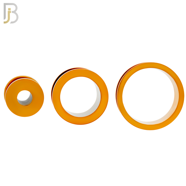 PL03R - Rose Gold Plated Surgical Steel Tunnel Plain Design Screw On Plugs Sold as Pair