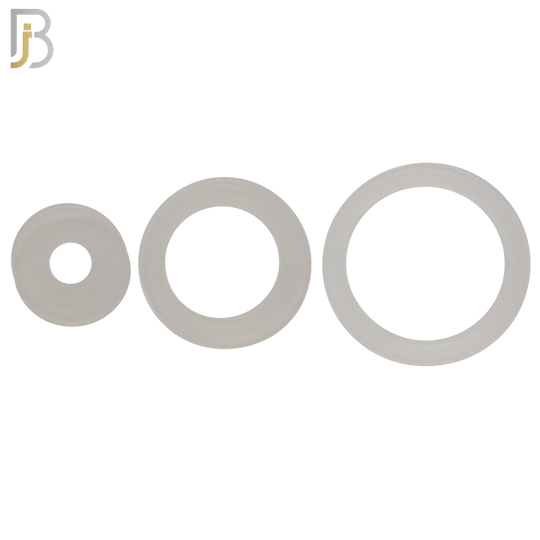PS04C - Clear Soft Silicone Tunnel Double Flare Plugs Sold as Pair