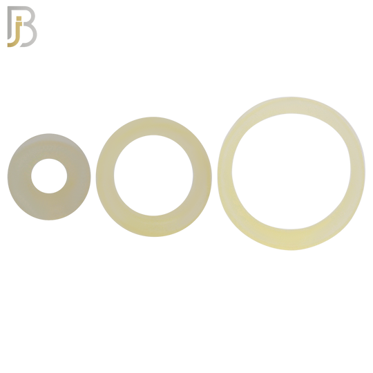 PS04S - Skin Color Soft Silicone Tunnel Double Flare Plugs Pair