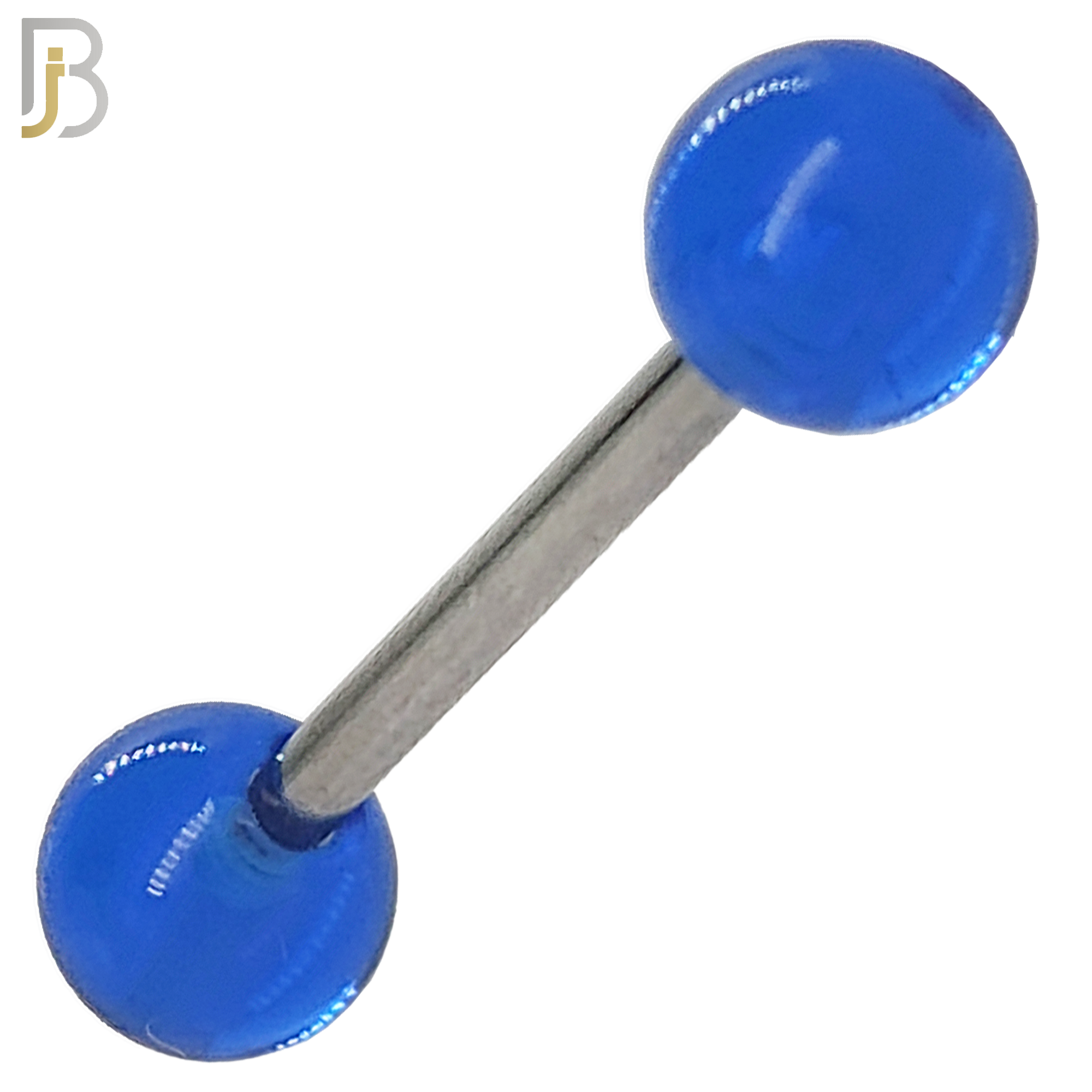 BB03T - 316L Surgical Steel Screw Barbell with Transparent Acrylic Ball Screw External Threaded (PACK OF 6) image 5