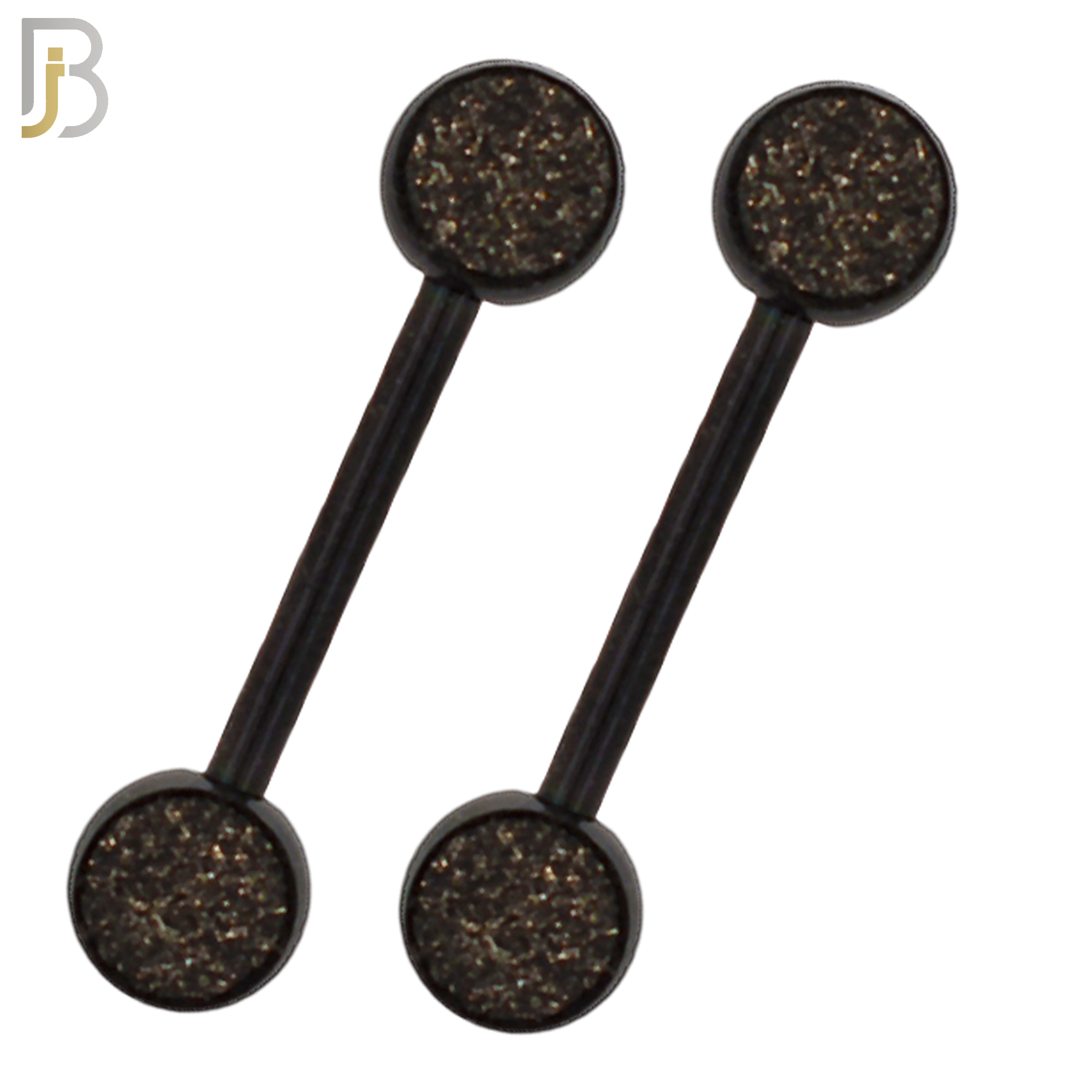 NP06 - 316L Surgical Steel Screw Sandpaper Round Bezel Nipple Ring Piercing image 1