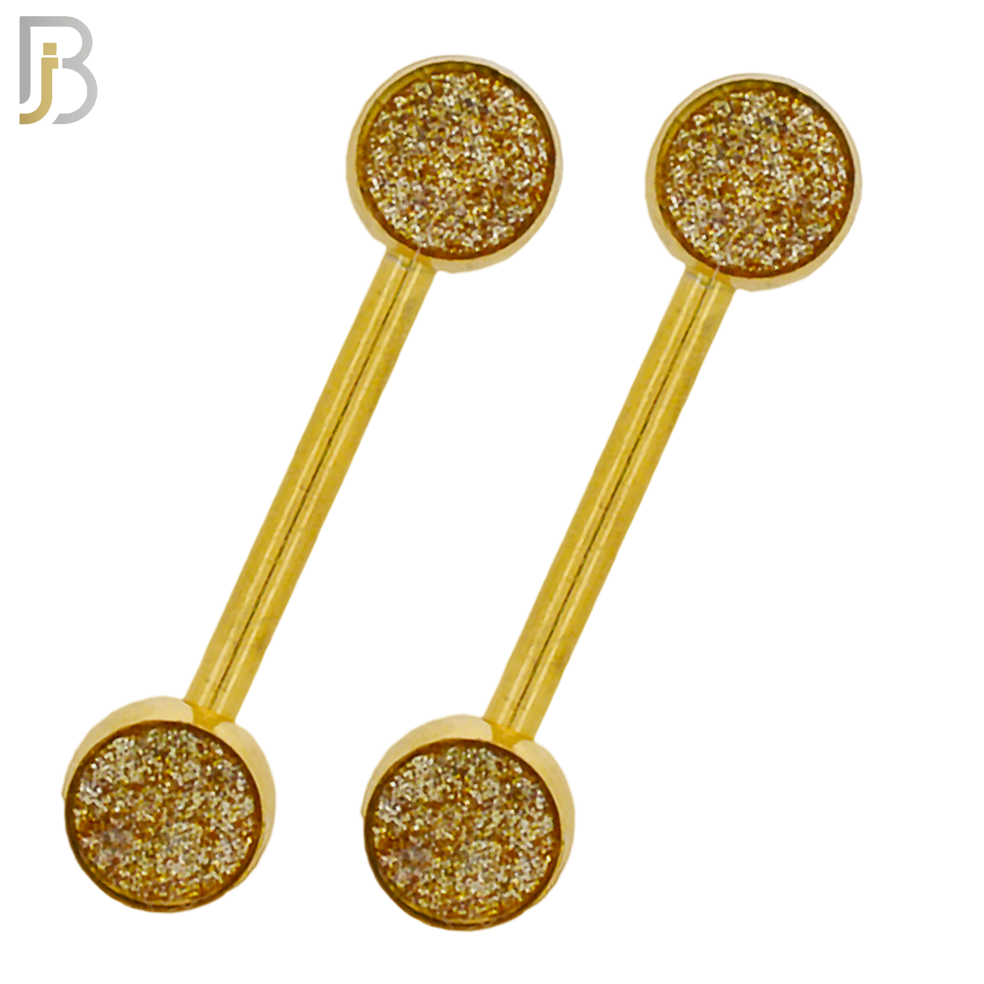 NP06 - 316L Surgical Steel Screw Sandpaper Round Bezel Nipple Ring Piercing image 0