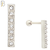 TB113 -  316L Stainless Steel Bar Tragus/Cartilage Barbell (PACK OF 6) image 1