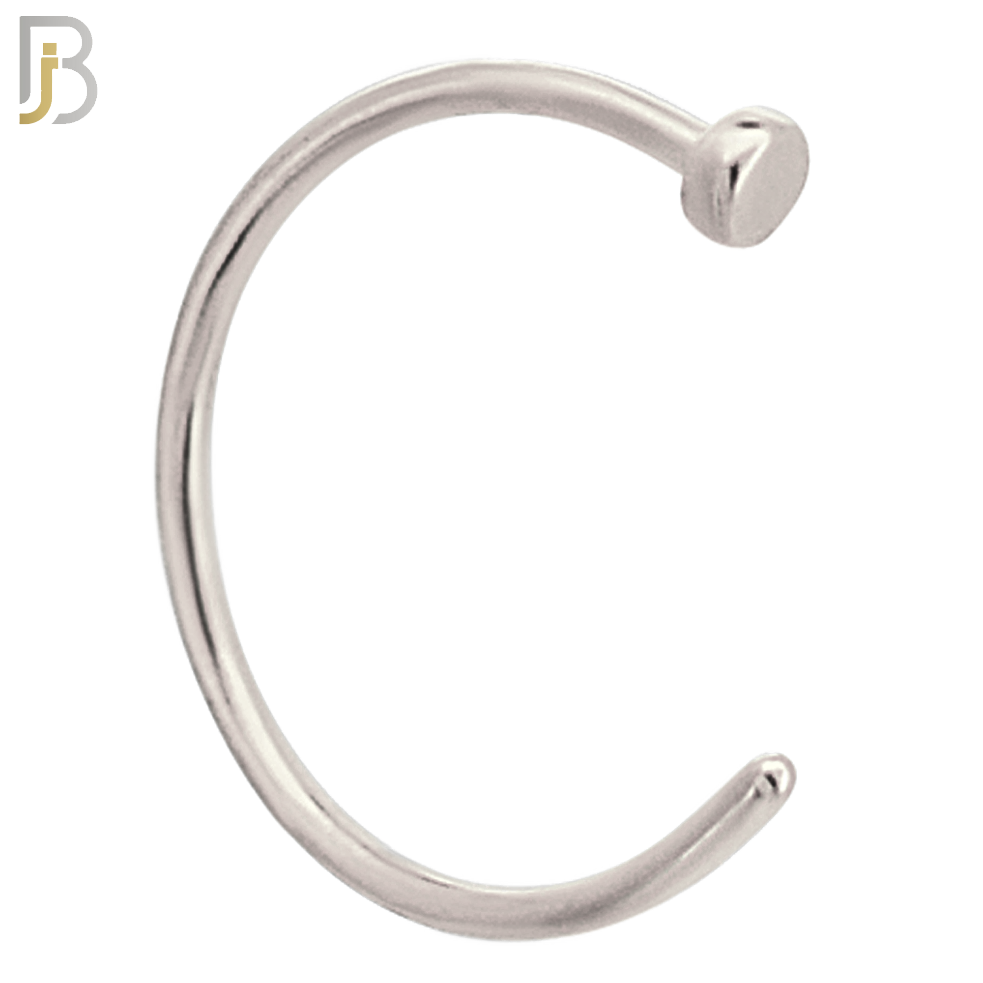 CT09S - 20g Thickness 316L Surgical Steel Hoops Piercing Half Moon Design (PACK OF 6) image 1