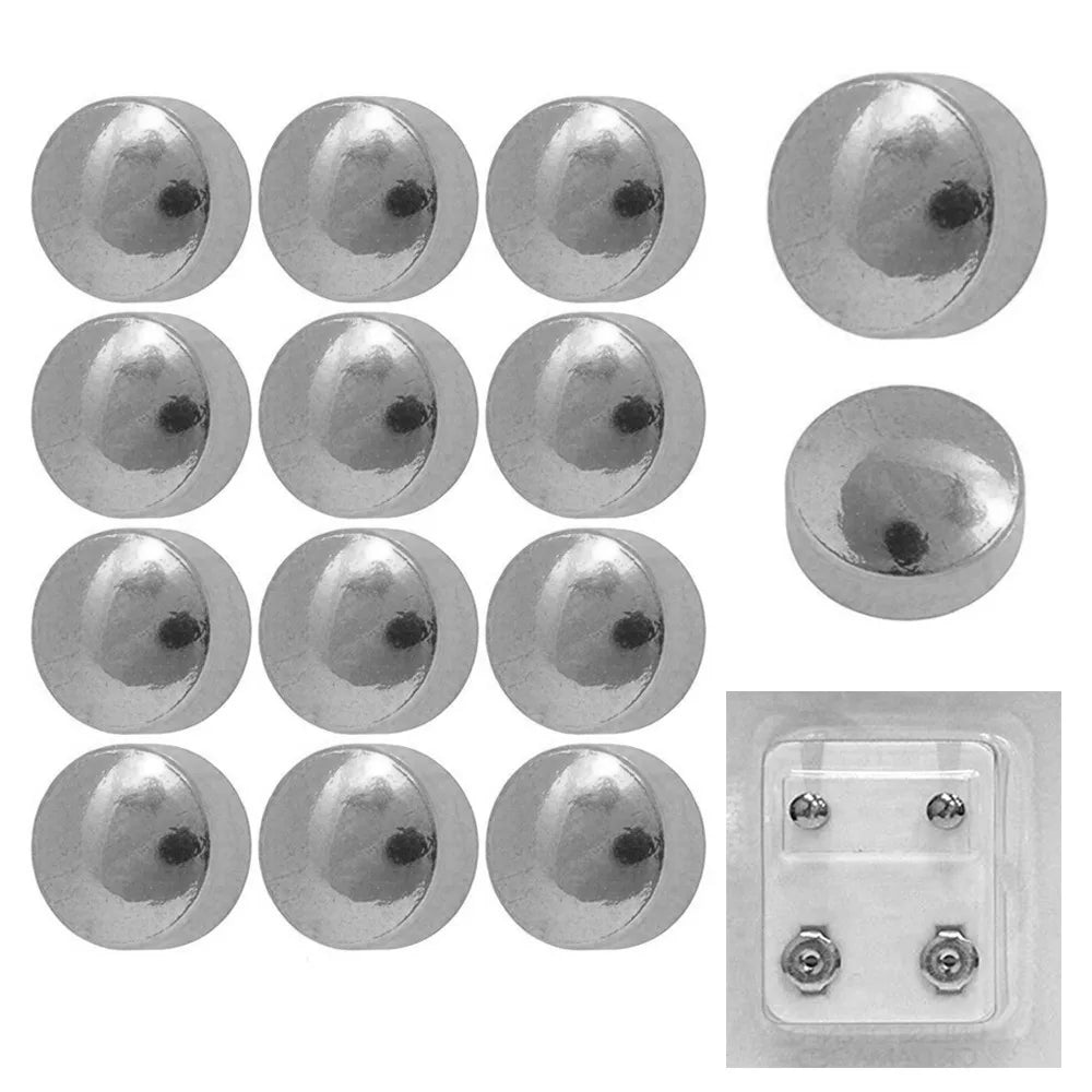 200 - 316L Surgical Steel Traditional Ball Caflon Piercing Earrings Pack of 12 image 0