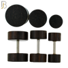 FP29-K - Black Plain Wood Fake Plug (PACK OF 3 Pairs) image 1