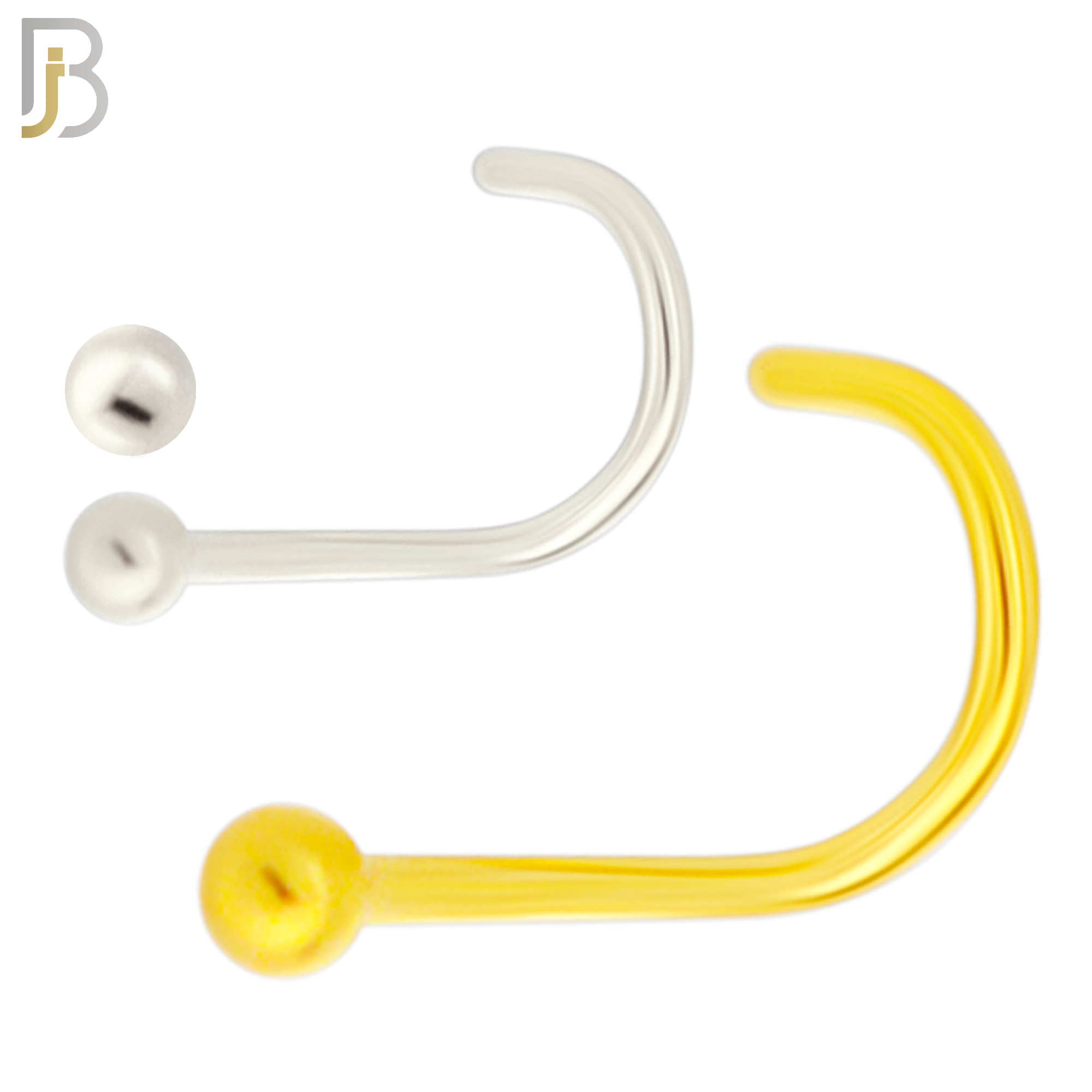 NR07C - 316L Surgical Steel Nose Screw with 2mm Plain Ball Stud (PACK OF 6) image 0
