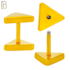 FP38 - Steel Triangle Design Fake Plug (Pack of 3 Pairs) image 4