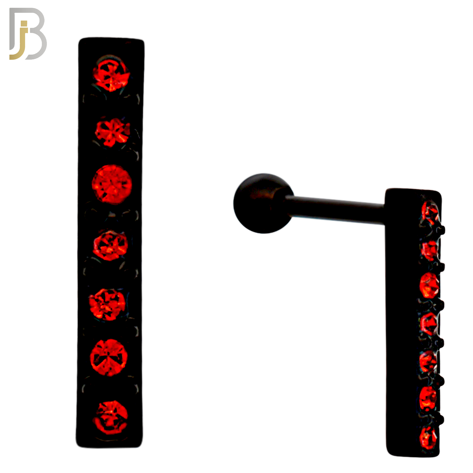 TB113 -  316L Stainless Steel Bar Tragus/Cartilage Barbell (PACK OF 6) image 4