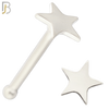 NR43B - 316L Surgical Steel Nose Bone with Plain Solid Star Design (PACK OF 6) image 1