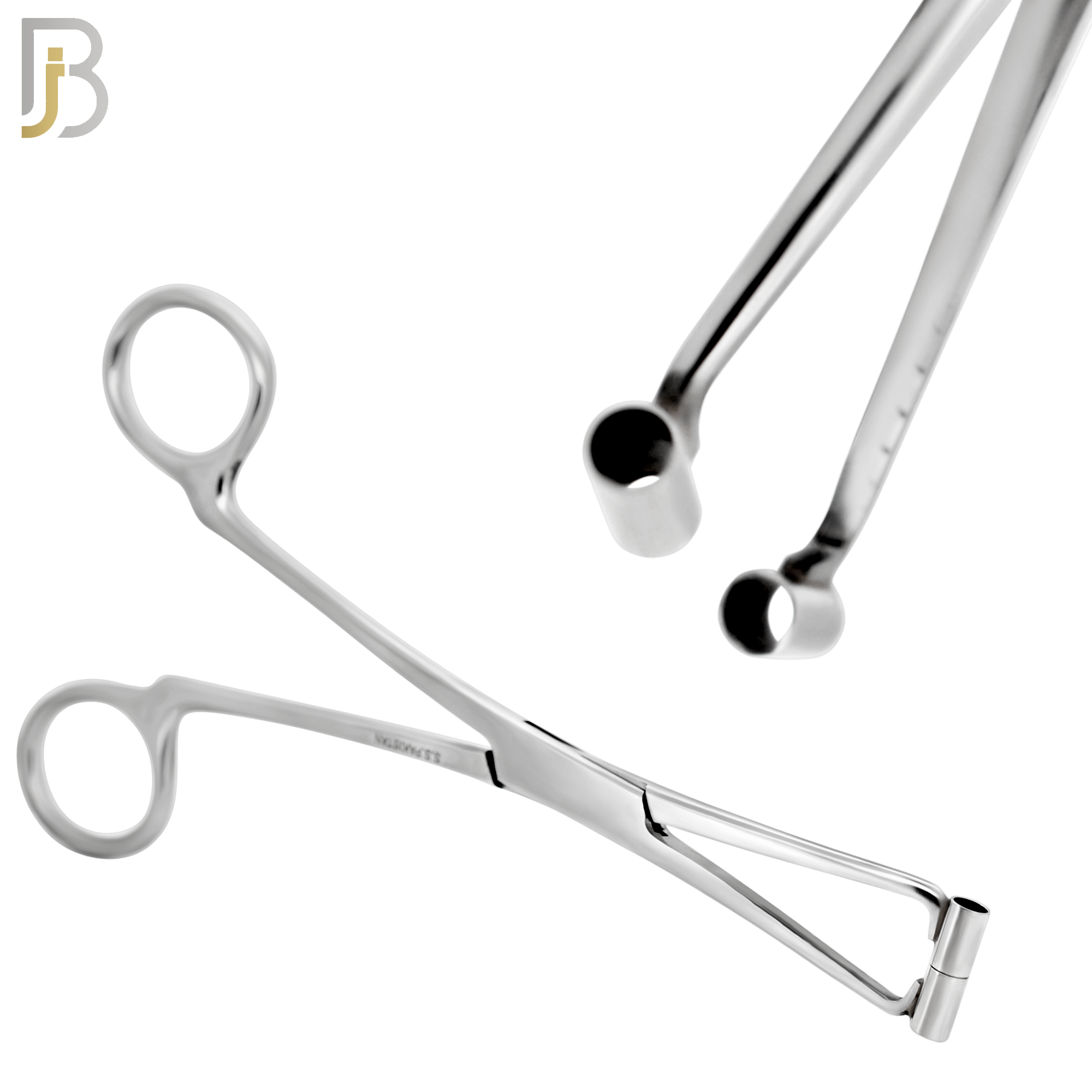TS12 - Stainless Steel Septum Tube Clamp Forceps 6.5 inchLong image 0
