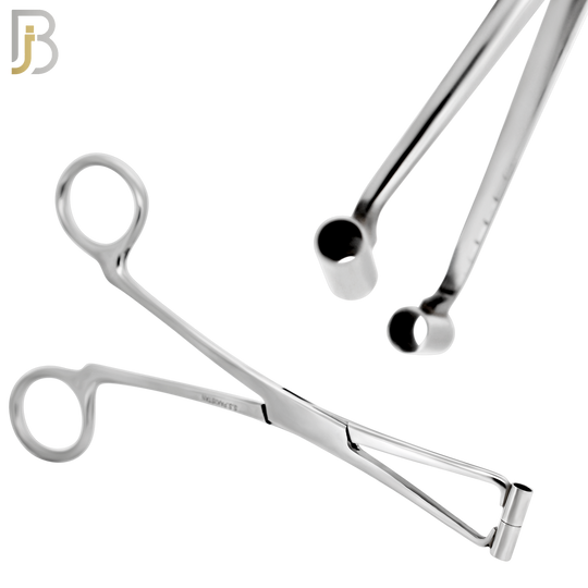 TS12 - Stainless Steel Septum Tube Clamp Forceps 6.5 inchLong image 0
