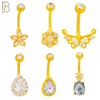 PK-NB87M - 316L Surgical Steel Different Designs Banana Navel - Pack of 24 image 2