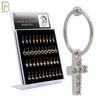 PK-HX08M - 316L Surgical Steel Different Dangling  Designs Helix Hoop Piercing with CZ image 0