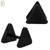 FP38 - Steel Triangle Design Fake Plug (Pack of 3 Pairs) image 5