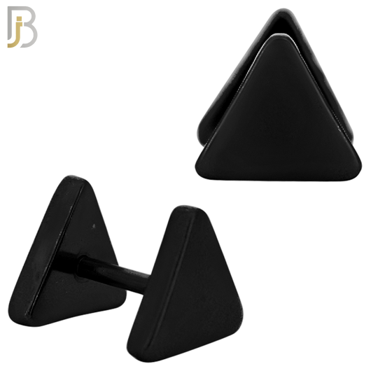FP38 - Steel Triangle Design Fake Plug (Pack of 3 Pairs) image 5
