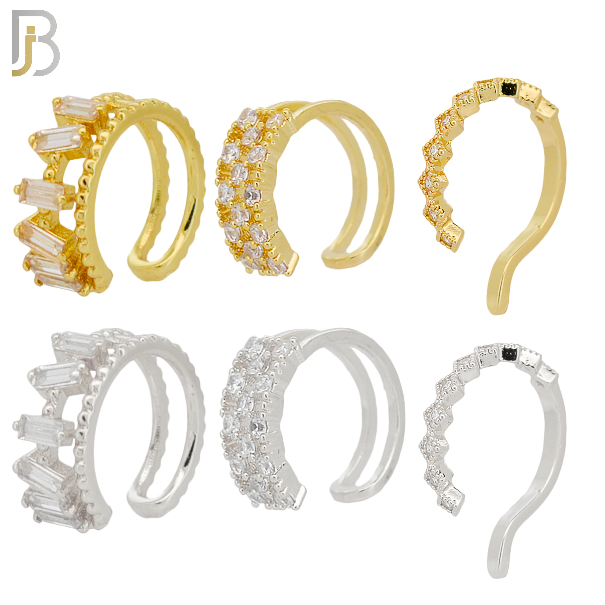 PK-FES05M - Brass Package Ear Cuff in Different Designs. Pack of 30 image 1