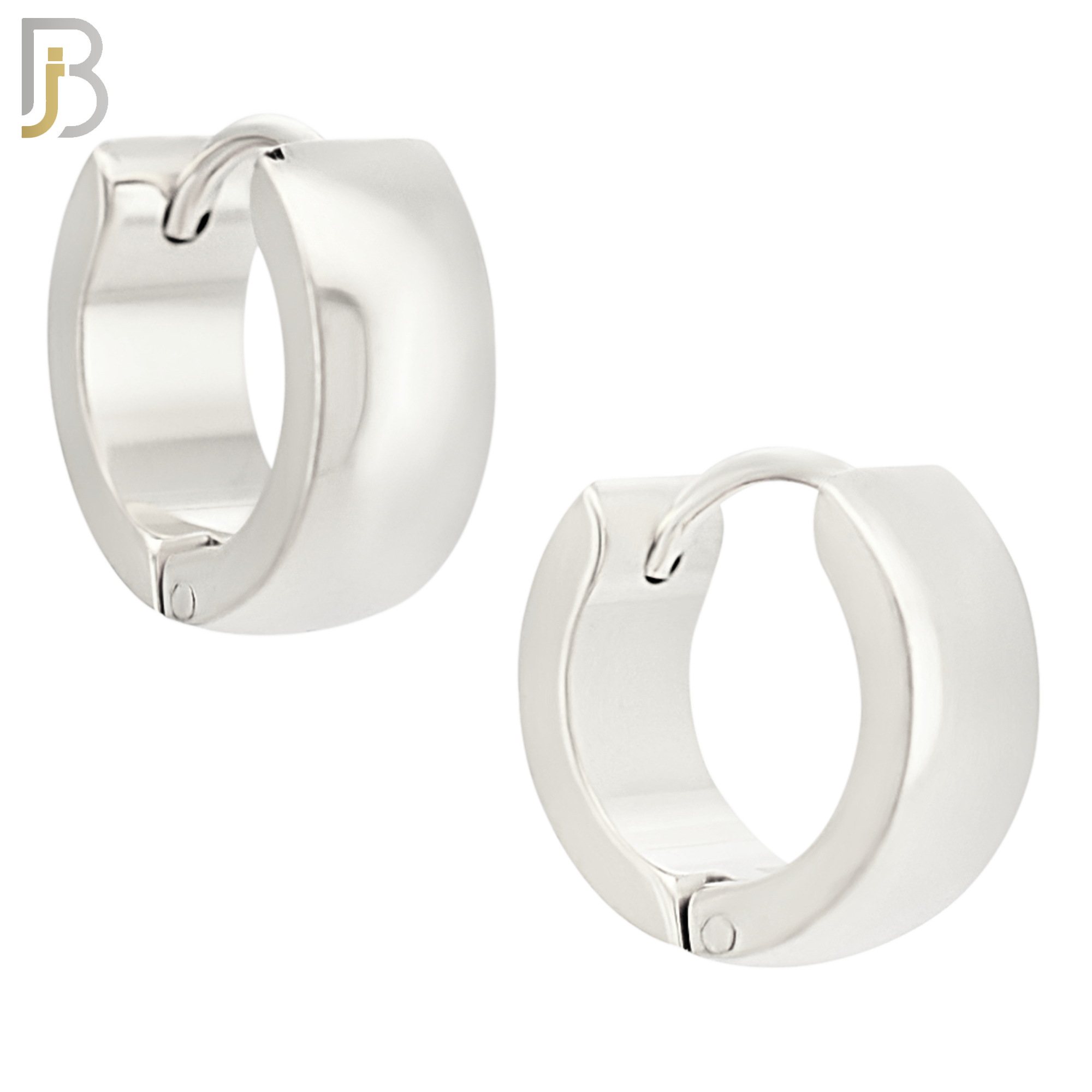 ES01S - 316L Stainless Steel Plain Curve Design Huggies image 5