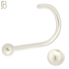 NR07C - 316L Surgical Steel Nose Screw with 2mm Plain Ball Stud (PACK OF 6) image 1
