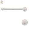 PK-NR09-2 - "Bioflex"120 Pcs, Clear Acrylic Flexible Nose Bone Retainer, 20g Thick 2mm Disk Shaped Top image 2
