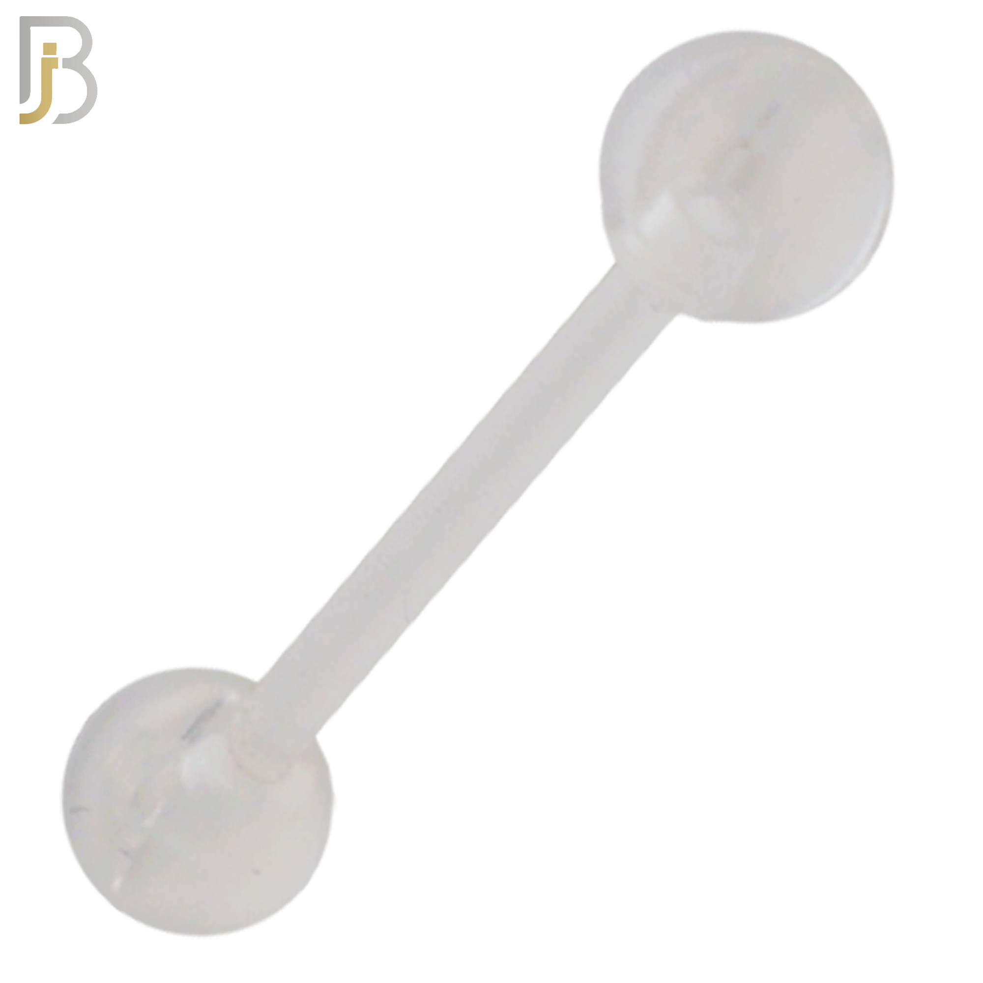 BB02 - Acrylic Flexi Screw Barbell Plain Screw External Threaded (PACK OF 6) image 0