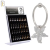 PK-HX06M - 316L Surgical Steel Different Dangling  Designs Helix Hoop Piercing with CZ image 0