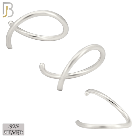 925-CT02 - 925 Sterling Silver Gold Plated 20g Seamless Continuous Ring Hoop Piercing (Pack of 6) image 1